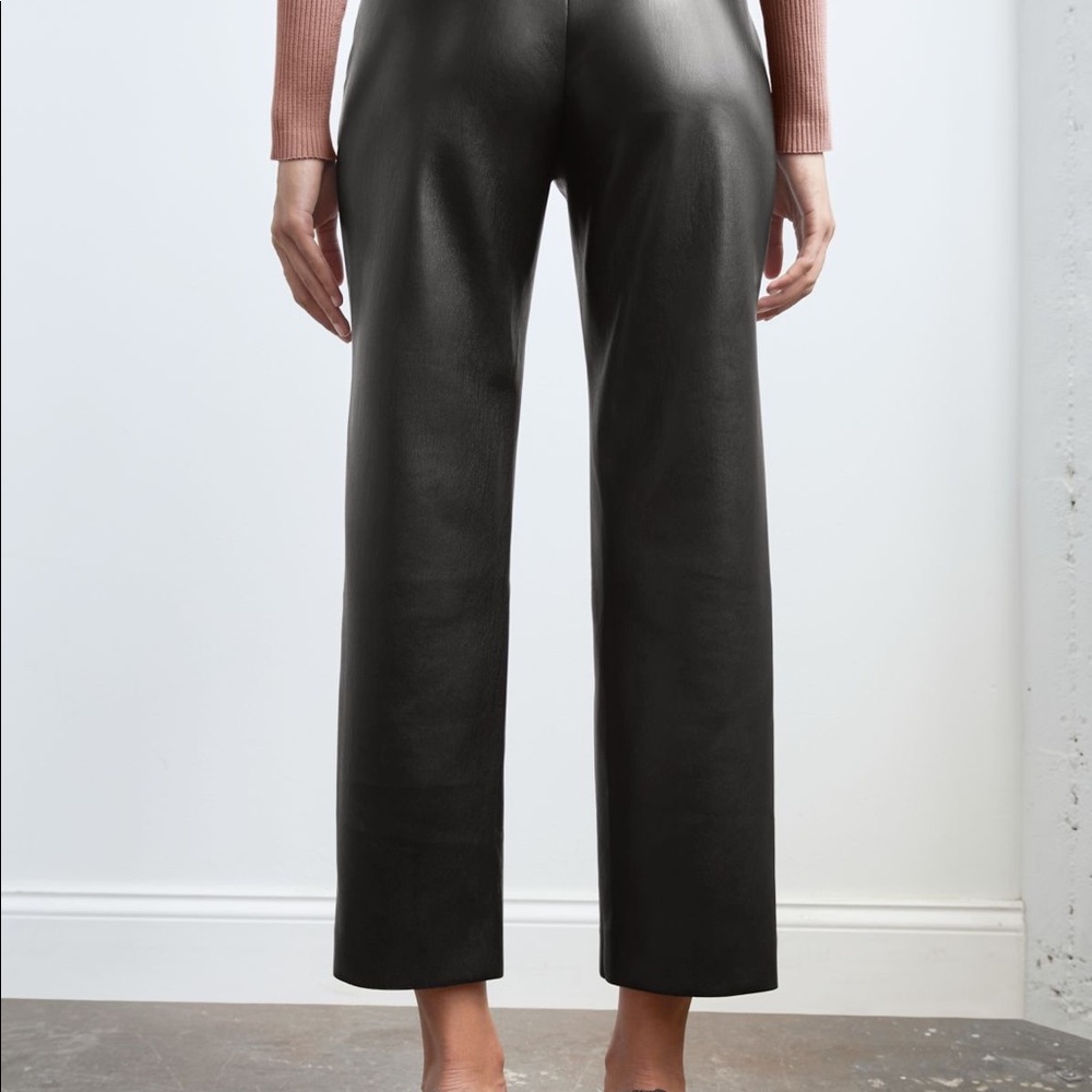 Aritzia Babaton Leather Command Cropped Pant - image 4